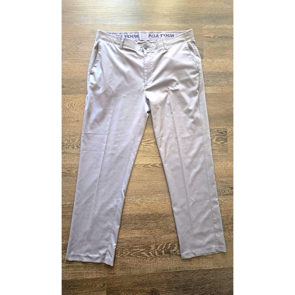 PGA Tour Men's Golf Pants – Grey/Taupe Size 38x30